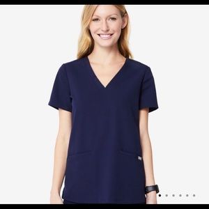 Figs navy blue scrub set